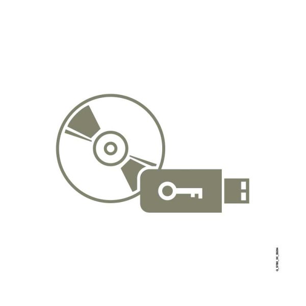 Icon SW on DVD and License Key on USB stick