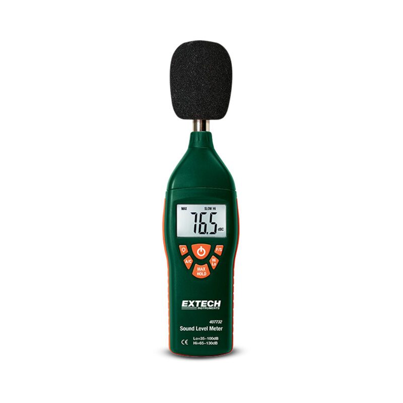 EXTECH 407732 Low/High Range Sound Level Meter - TechMotion Systems