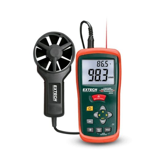 EXTECH AN200 CFM/CMM Mini Thermo-Anemometer with built-in InfraRed Thermometer