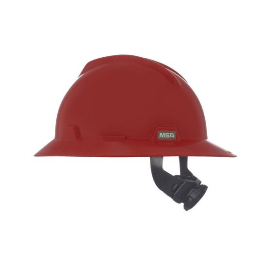 MSA V-Gard Red Hat Helmet