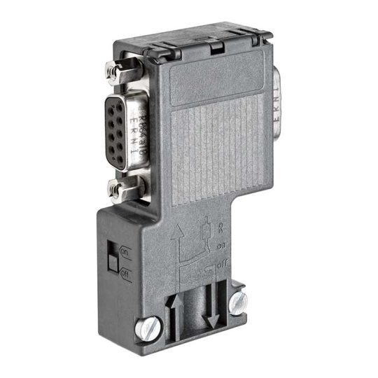 PROFIBUS connector 90° with PG socket